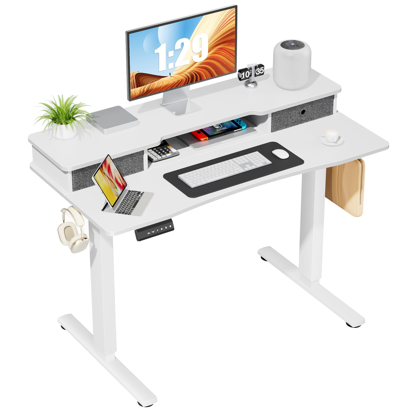 Sweetcrispy Height Adjustable Electric Standing Desk